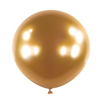 Luxe Gold Satin Balloon - Party Supplies - Image 1