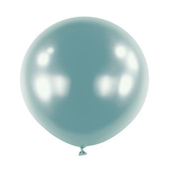 Pastel Blue Satin Balloon - Party Supplies - Image 1