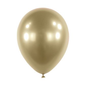Gold Satin Balloons - Bag of 100 - Image 1