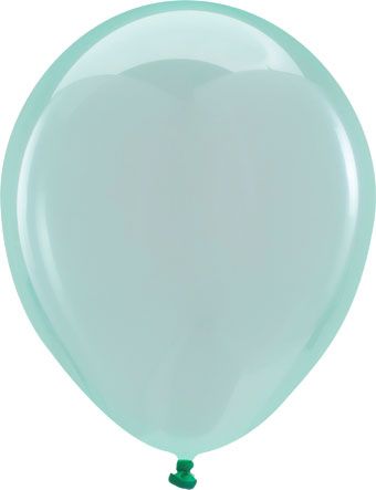 Crystal Green Balloons - Bag of 100 - Image 1