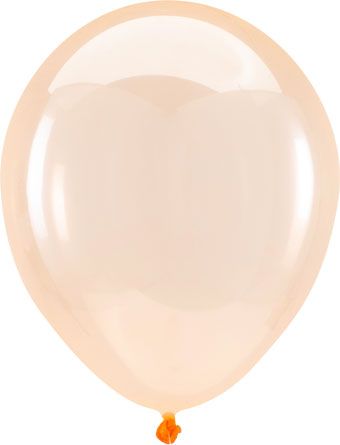 Crystal Orange Balloons - Bag of 100 - Image 1