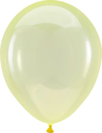 Crystal Yellow Balloons - Bag of 100 - Image 1