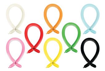 Classic Balloon Assortment - Bag of 100 - Image 1