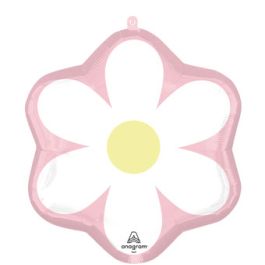 Daisy Foil Balloon 22 Inch Large Flower Decoration - Image 1