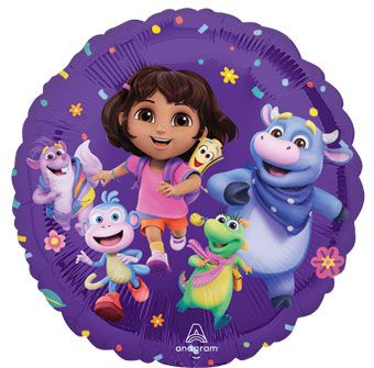Dora the Explorer Balloons - 5-Pack - Image 1