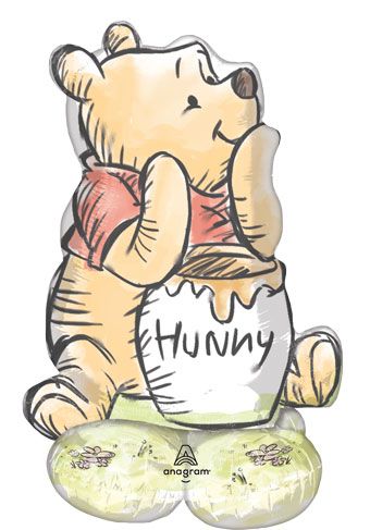 Winnie the Pooh Balloon 36" Foil - Party Supplies - Image 1