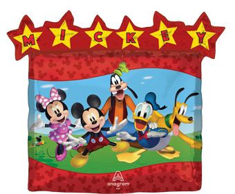 Mickey Mouse Balloons - 3-Pack - Image 1