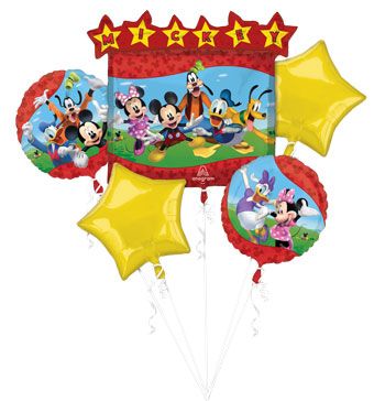 Mickey Clubhouse Balloon Bouquet - Disney Party - Image 1