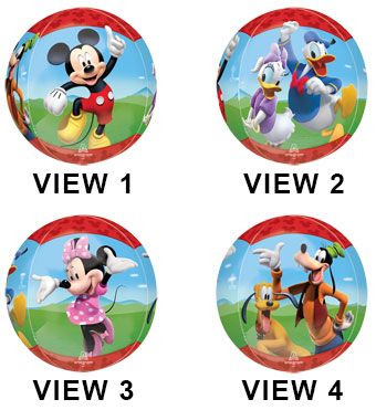 Mickey Mouse Balloons - 3-Pack - Image 1