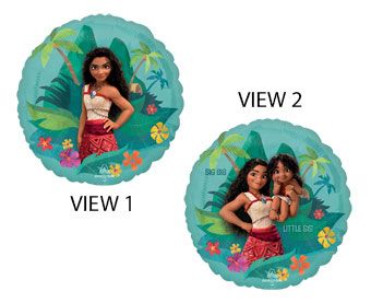 Moana Balloons - 5-Pack Disney Princess Party - Image 1