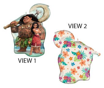 Moana Balloons - 3-Pack - Image 1