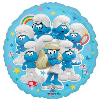 Smurfs Balloon - 5-Pack - Image 1