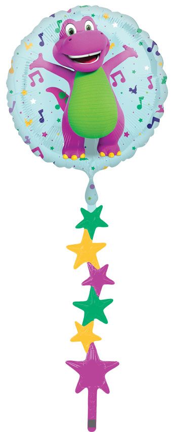 Barney Balloon 67" Foil Tail - Party Supplies - Image 1