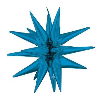 Large Blue Star Balloon 35" - Party Supplies - Image 1