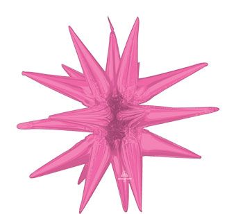 Large Pink Star Balloon 35" - Party Decoration - Image 1