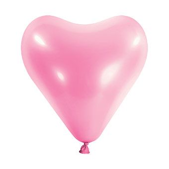 Pink Heart Balloons - Bag of 50 - Image 1