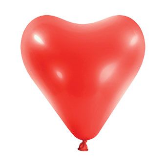 Red Heart Balloons 12 Inch - 50 Count Bulk Pack for Valentine's Day - Image 1