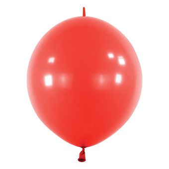 Apple Red Balloon 12" - Party Supplies - Image 1
