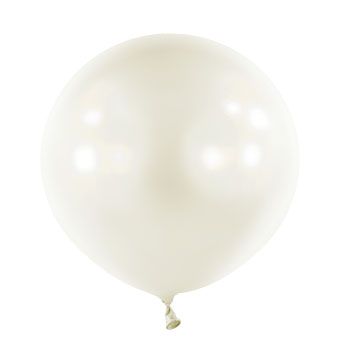 Pearl Frosty White Balloon - Party Supplies - Image 1
