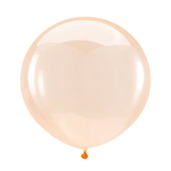 Crystal Orange Balloon - Party Supplies - Image 1