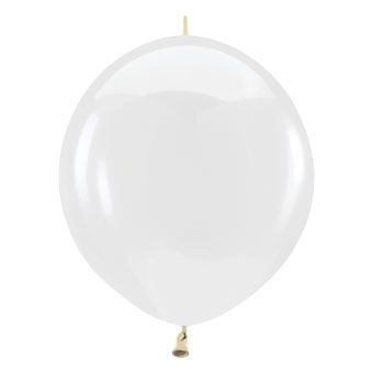 Crystal Clear Balloons - 100 Count - Image 1