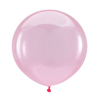 Crystal Pink Balloon - Party Supplies - Image 1