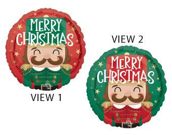 Nutcracker Balloon 5-Pack - Christmas Party Decor - Image 1