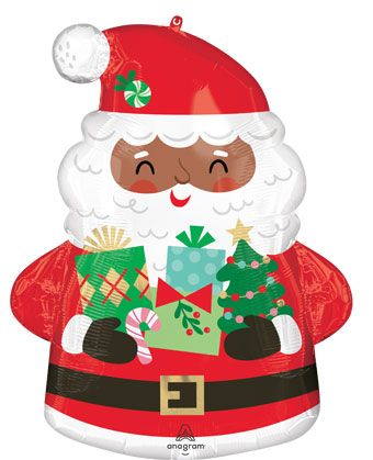 Jolly Old Santa Claus Balloon - 3-Pack - Image 1