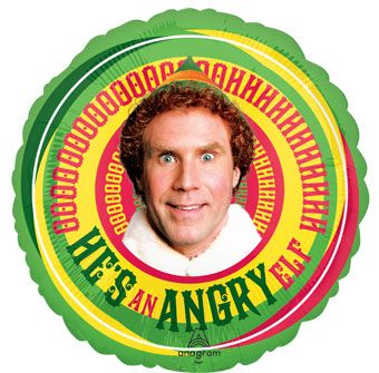 HIS AN ANGRY ELF Balloon - 5-Pack - Image 1