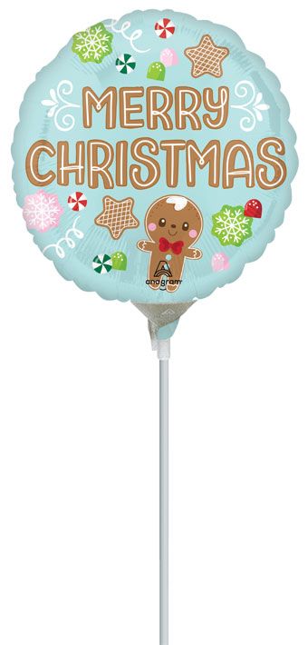 Merry Christmas Balloon - 5-Pack - Image 1