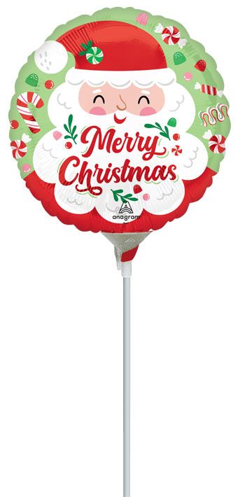 Jolly Old Santa Balloon - 5-Pack - Image 1