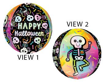 Happy Halloween Balloons - 3-Pack - Image 1