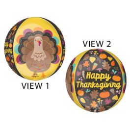 Thanksgiving Foil Balloon 16 Inch - Orbz Decoration - Image 1