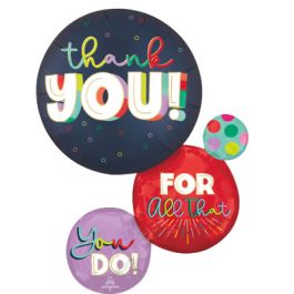 Thank You Balloon 28 Inch Foil Balloon - Appreciation Gift - Image 1