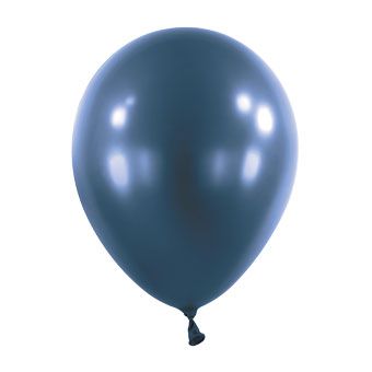 Metallic Navy Balloons - Bag of 50 - Image 1