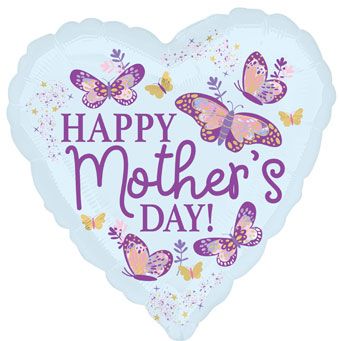 Mother's Day Butterfly Balloon - 5-Pack - Image 1