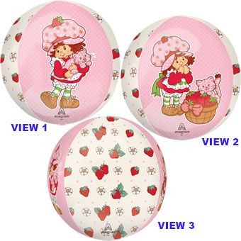 Strawberry Shortcake Balloons - 3-Pack - Image 1