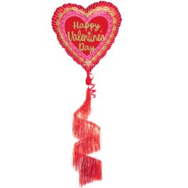 Valentine's Day Heart Balloon 36 Inch - Foil Airwalker - Image 1