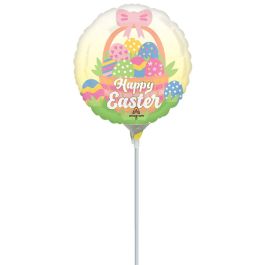 Easter Egg Basket Balloon 9 Inch - 5-Pack - Image 1