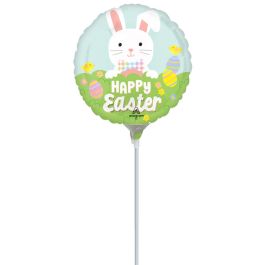 Easter Bunny Balloon 9 Inch Foil - Happy Easter Decoration - Image 1