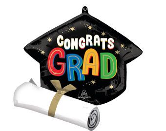 Graduation Balloon 25" - 3-Pack - Image 1