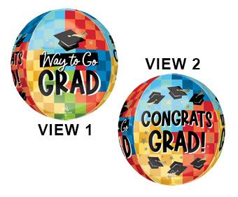 Graduation Balloons - 3-Pack - Image 1