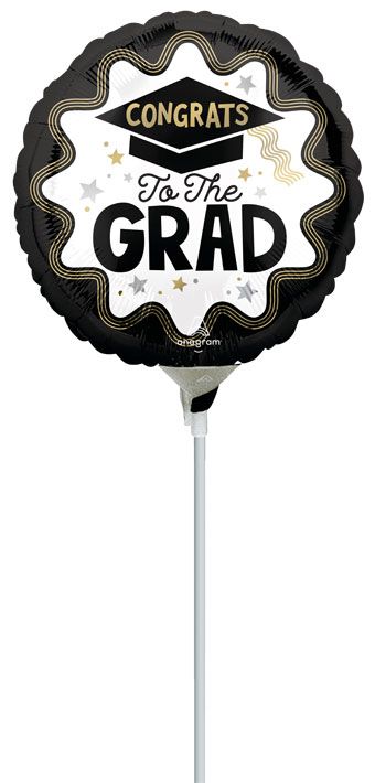 Graduation Balloon 5-Pack - Congrats To The Grad - Image 1