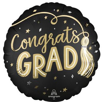 Congrats Grad Balloon - 3-Pack - Image 1