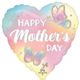 Heart Balloon 18 Inch - Happy Mother's Day Foil - Image 1