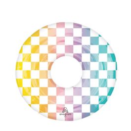 Pastel Beach Club Foil Balloon 27 Inch Large Shape - Image 1