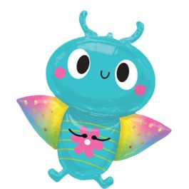 Happy Beetle Foil Balloon 31 Inch - 1 Pack - Image 1