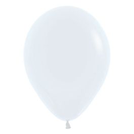 White Balloons 5 Inch Round - 100-Pack Bulk Latex Set - Image 1