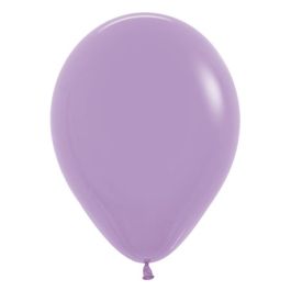 Lilac Latex Balloons 5 Inch Round Shape - 100-Pack - Image 1