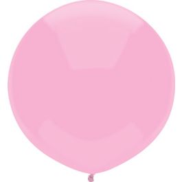Pink Latex Balloons 17 Inch - 50 Count - Image 1